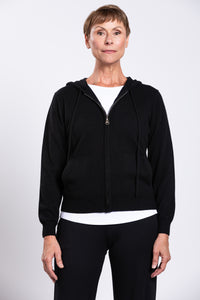 Finlay Sweater, Black, Wool Cashmere