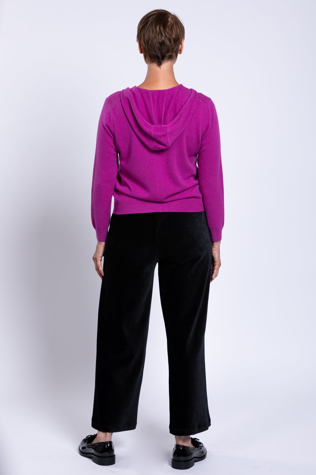 Finlay Sweater, Magenta, Wool Cashmere