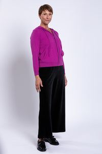 Finlay Sweater, Magenta, Wool Cashmere
