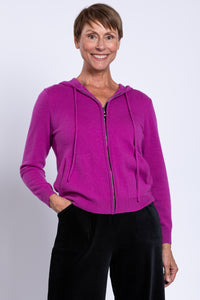 Finlay Sweater, Magenta, Wool Cashmere