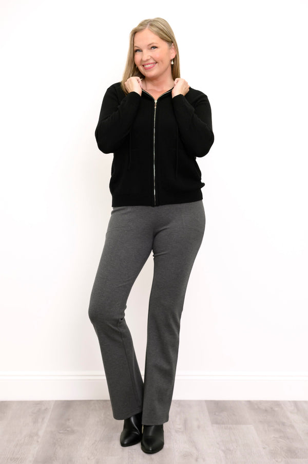 Finlay Sweater, Black, Wool Cashmere