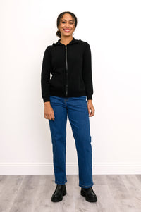 Finlay Sweater, Black, Wool Cashmere