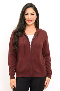 Finlay Sweater, Burgundy, Wool Cashmere