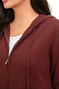 Finlay Sweater, Burgundy, Wool Cashmere