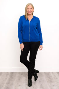 Finlay Sweater, Cobalt, Wool Cashmere