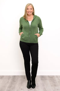 Finlay Sweater, Sage Green, Wool Cashmere