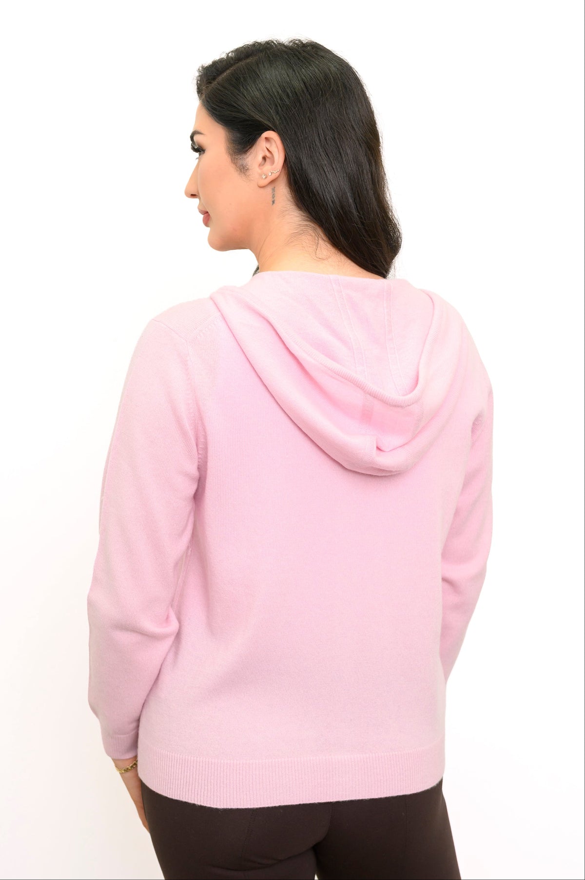 Finlay Sweater, Soft Pink, Wool Cashmere
