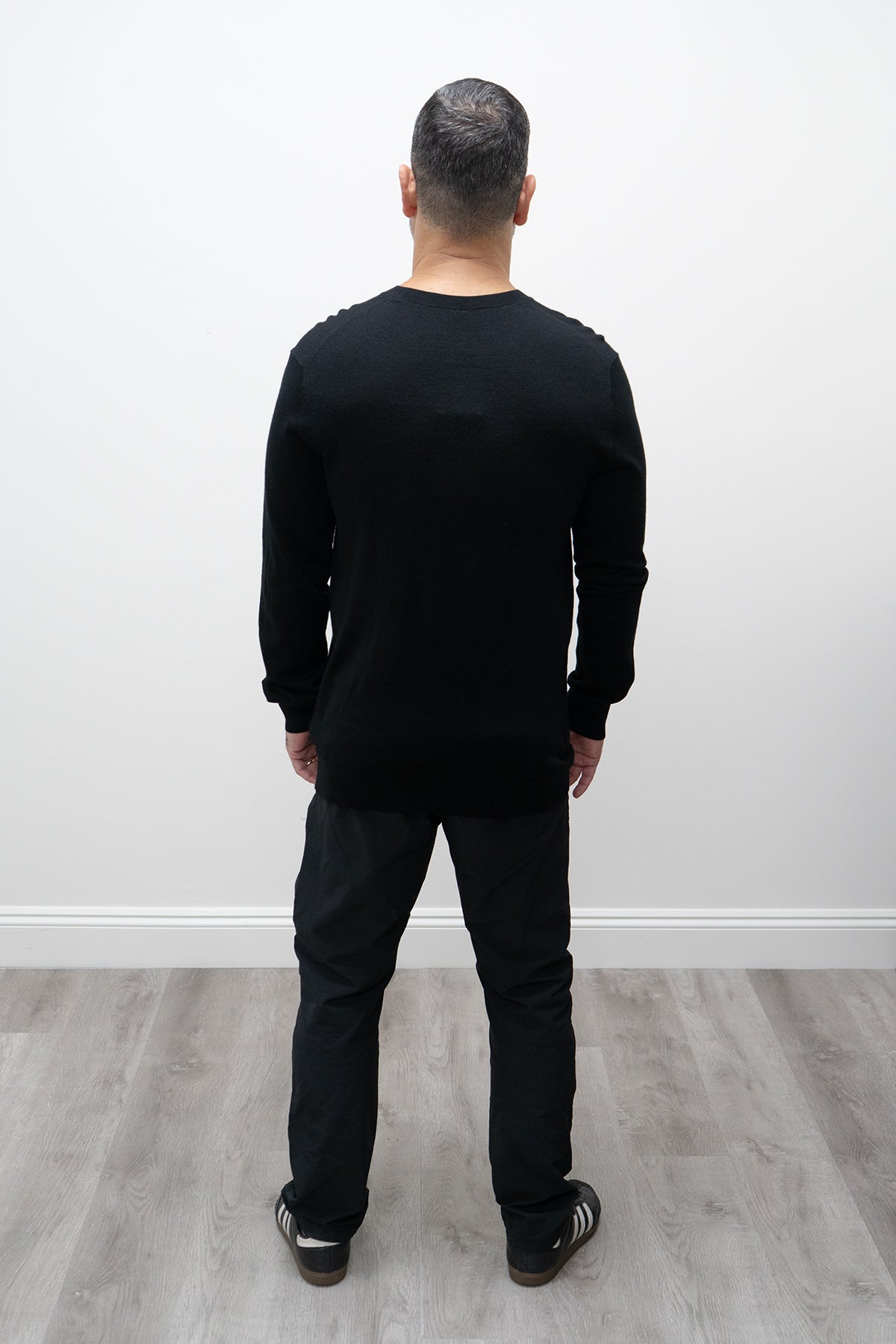 Pull Fraser, Noir, 100% Laine Mérinos