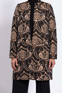 Julia Coat, Jacquard, Viscose