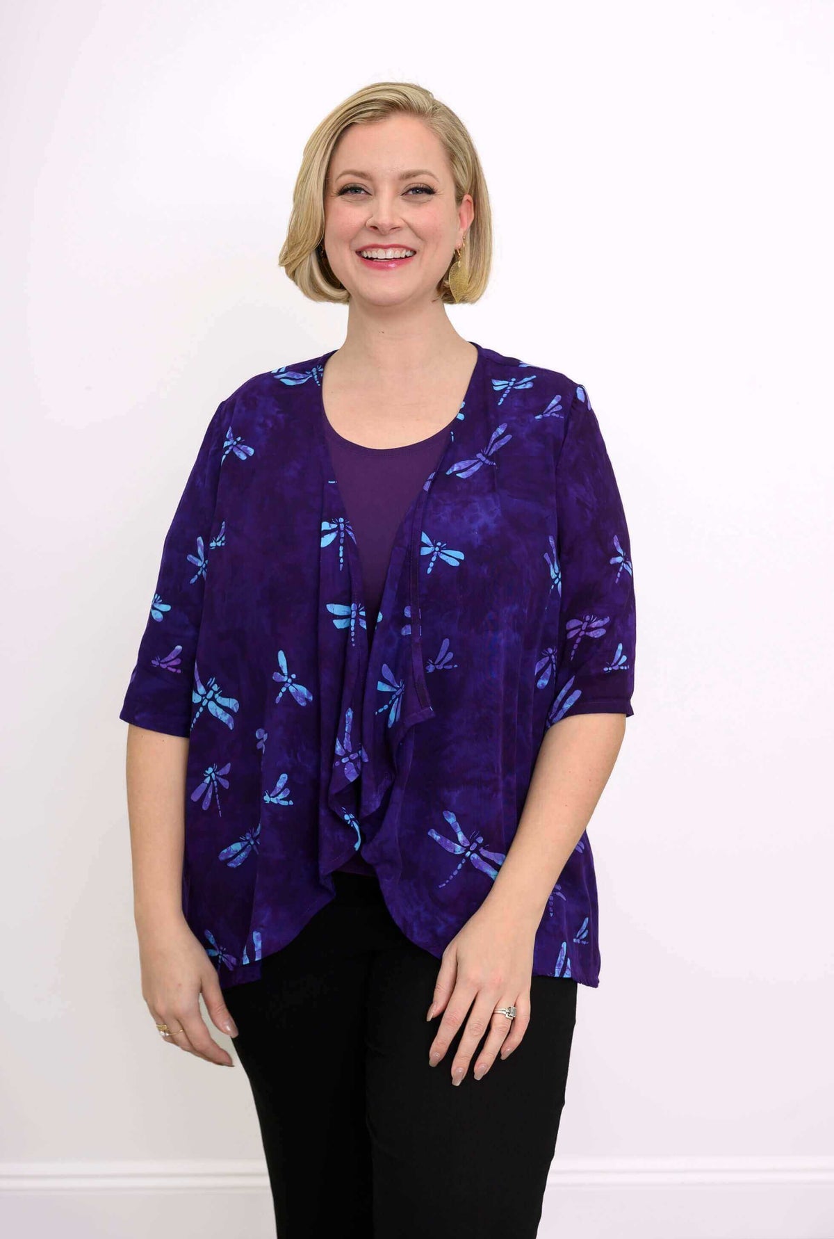 Toucan Jacket, Purple Dragonfly