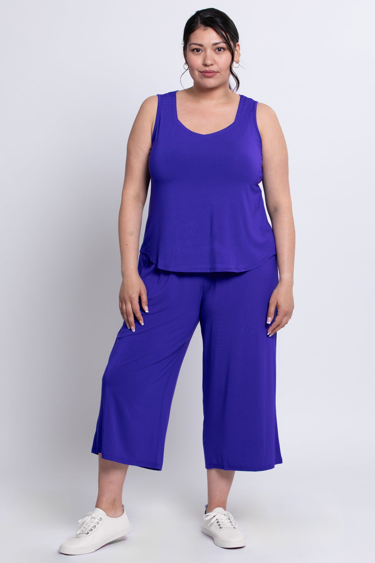 Gaylene Capri, Violet, Bamboo