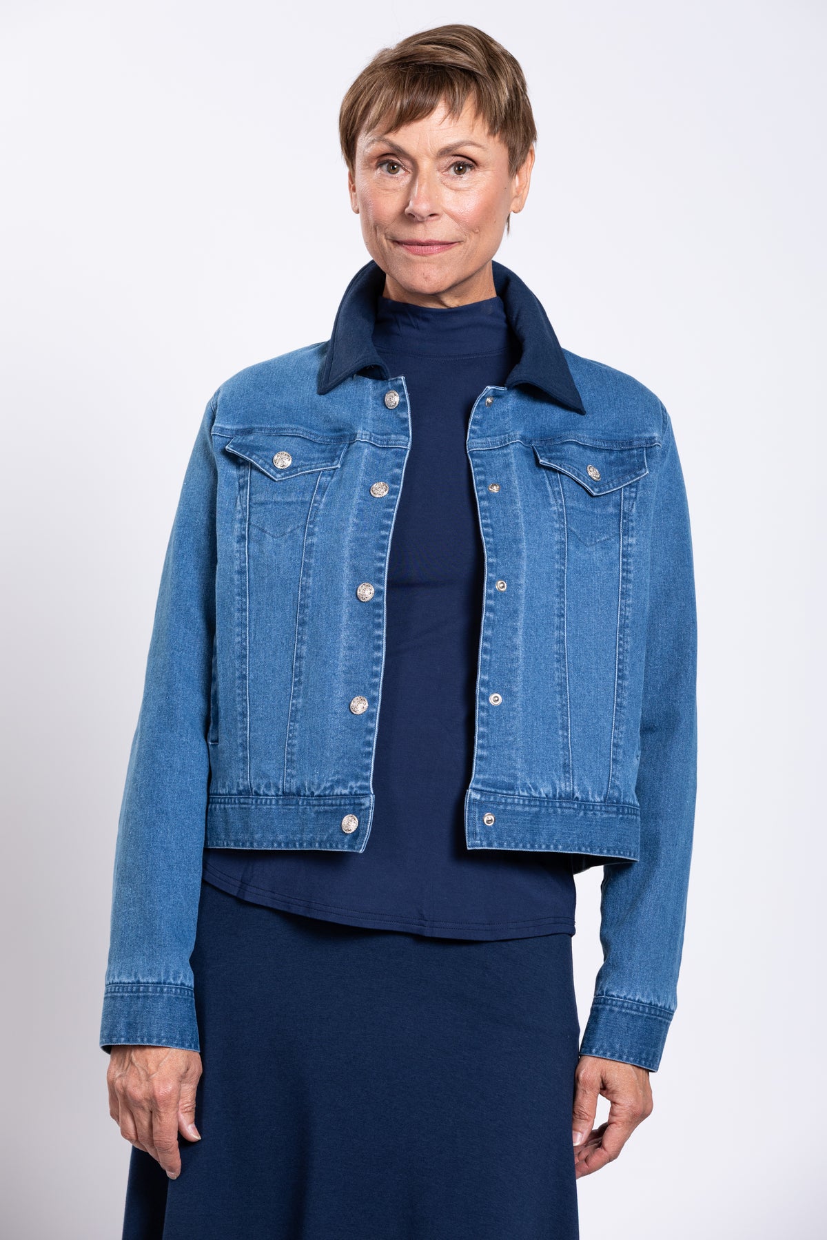 Gerry Jacket, Denim, Tencel Bamboo