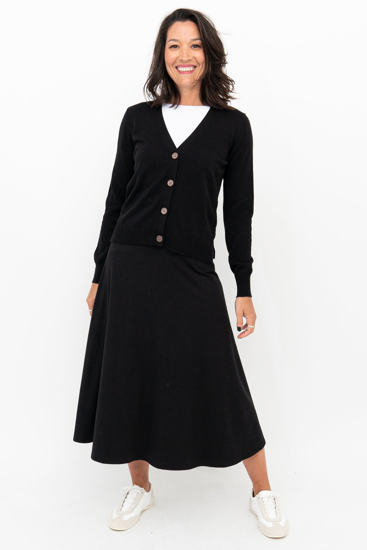 Gillian Skirt, Black, Bamboo