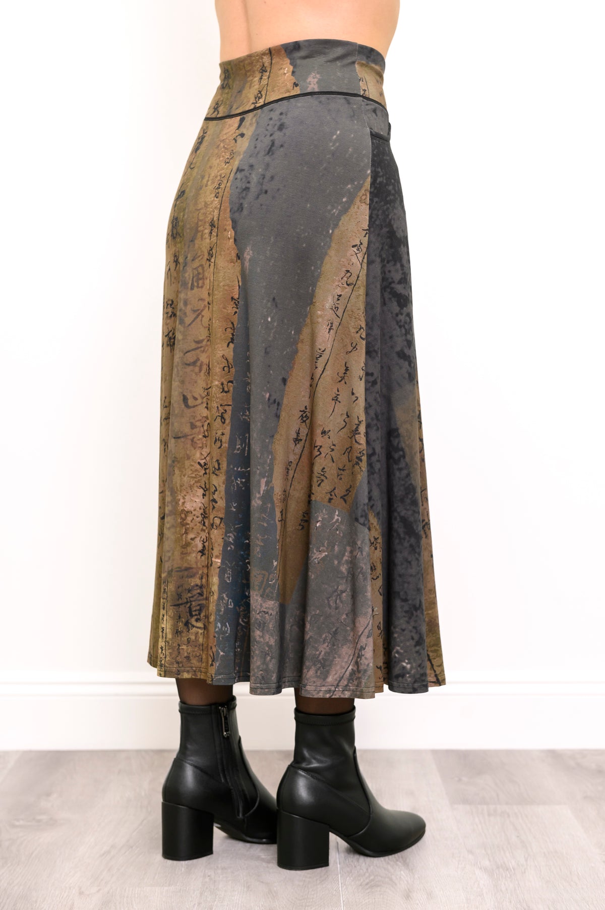 Gillian Skirt, Rustic Khaki, Bamboo