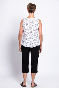 Ginny Tank, BW Twiggy, Linen Bamboo