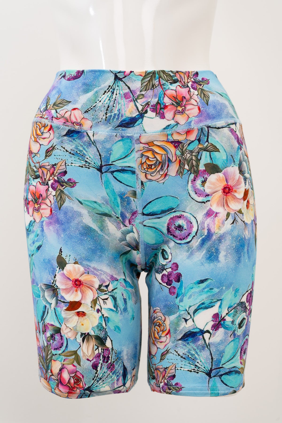 Hallie Shorts, Teal Nectar, Bamboo