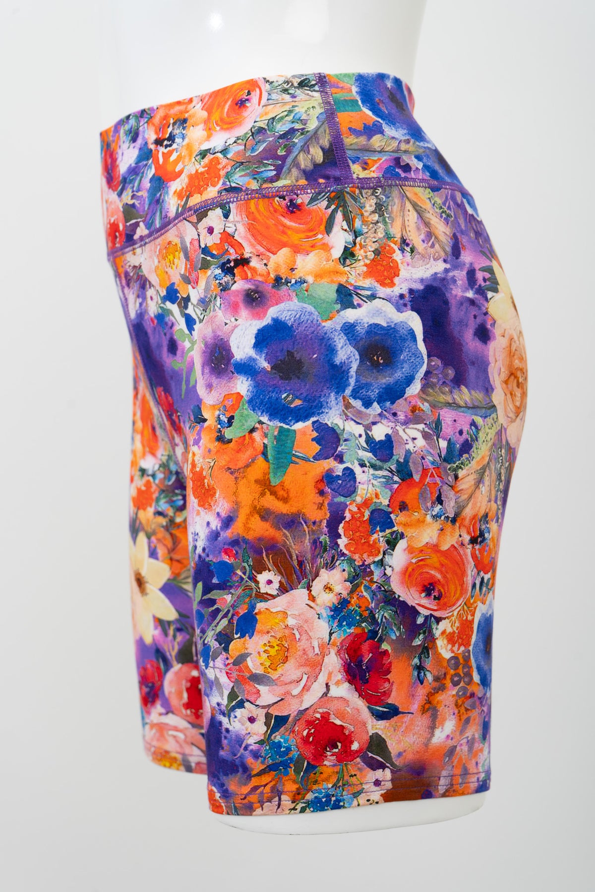 Hallie Shorts, Violet Fiesta, Bamboo