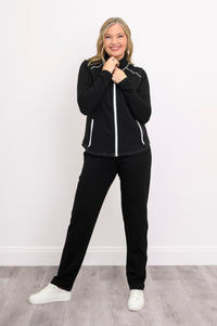 Hartford Vest, Black, Bamboo Fleece