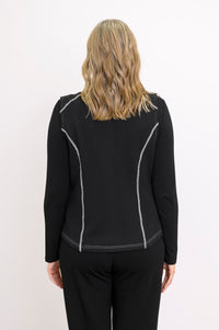 Hartford Vest, Black, Bamboo Fleece