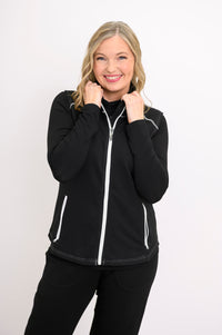 Hartford Vest, Black, Bamboo Fleece