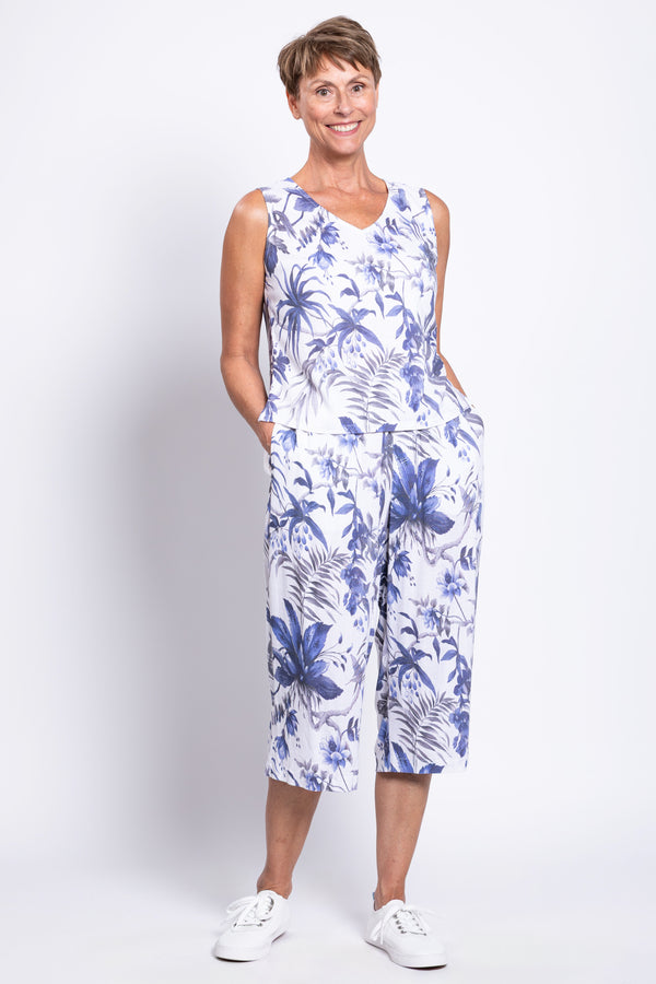 Havana Tank, Peri Palm, Linen Bamboo