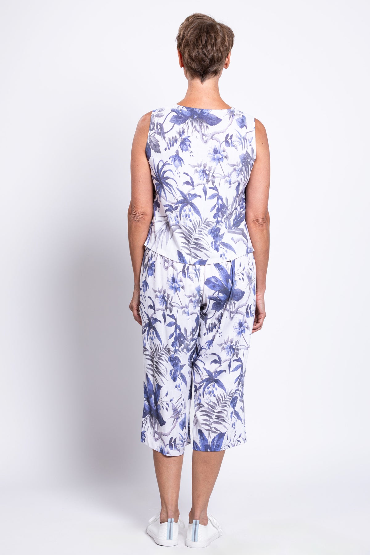 Havana Tank, Peri Palm, Linen Bamboo