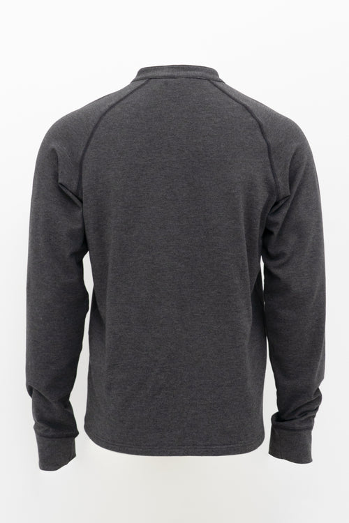 Henley Men's Shirt, Graphite, Bamboo