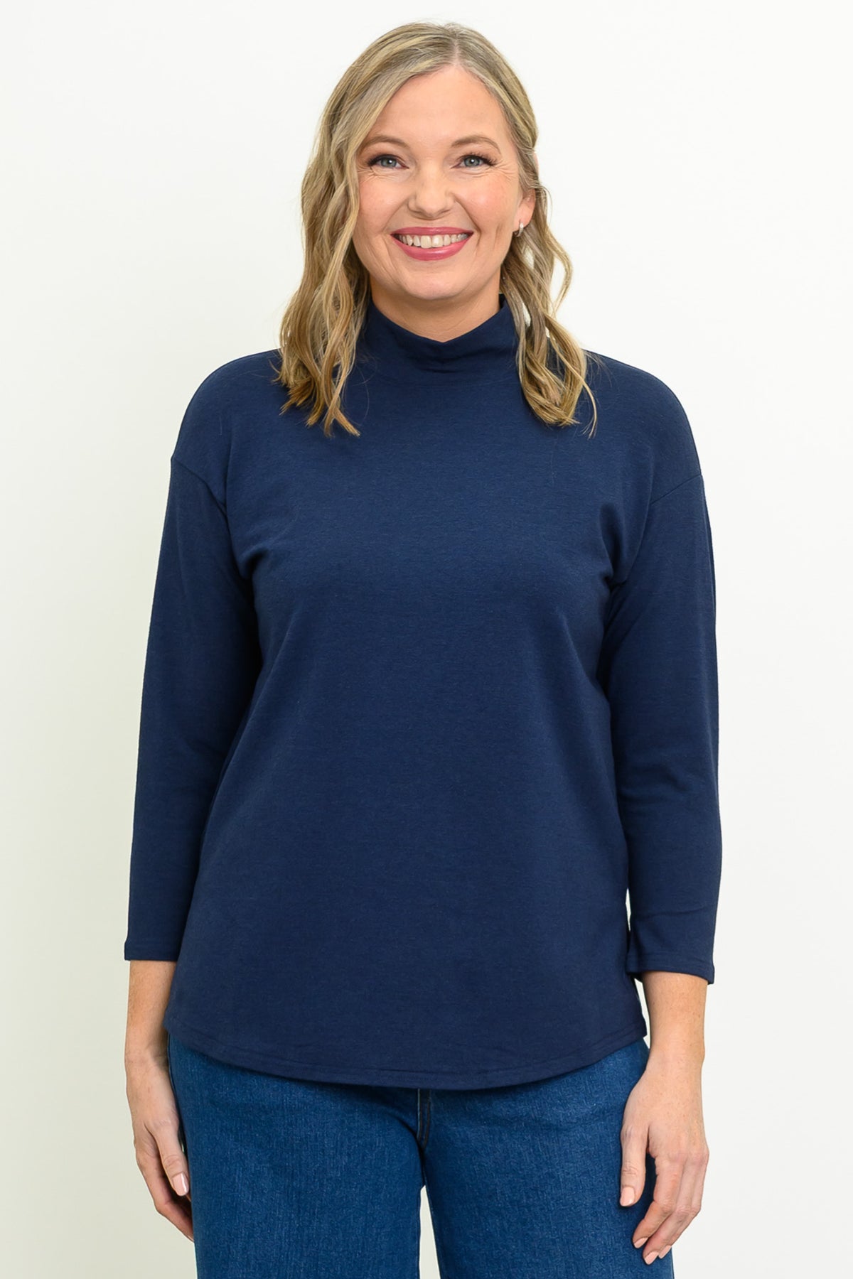 Highdrop Top, Indigo, Bamboo