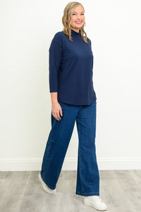 Highdrop Top, Indigo, Bamboo