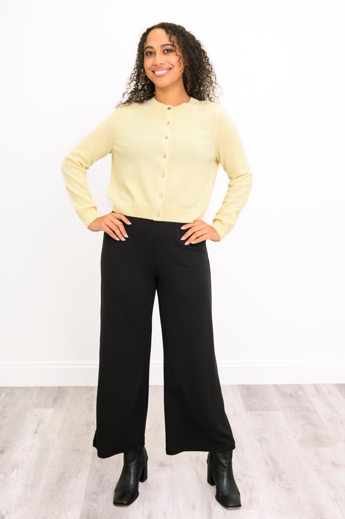 Isabella Cardigan, Marigold, Cashmere