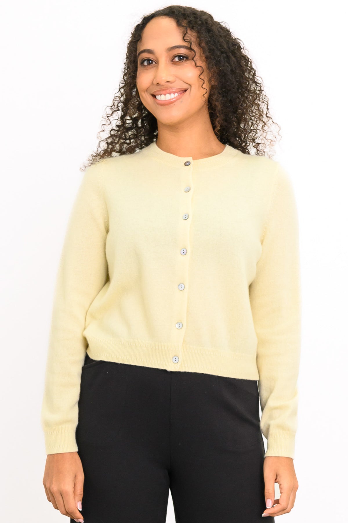 Isabella Cardigan, Marigold, Cashmere