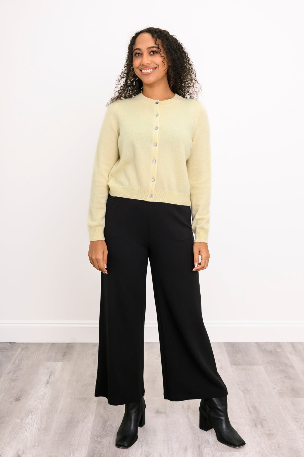 Isabella Cardigan, Marigold, Cashmere