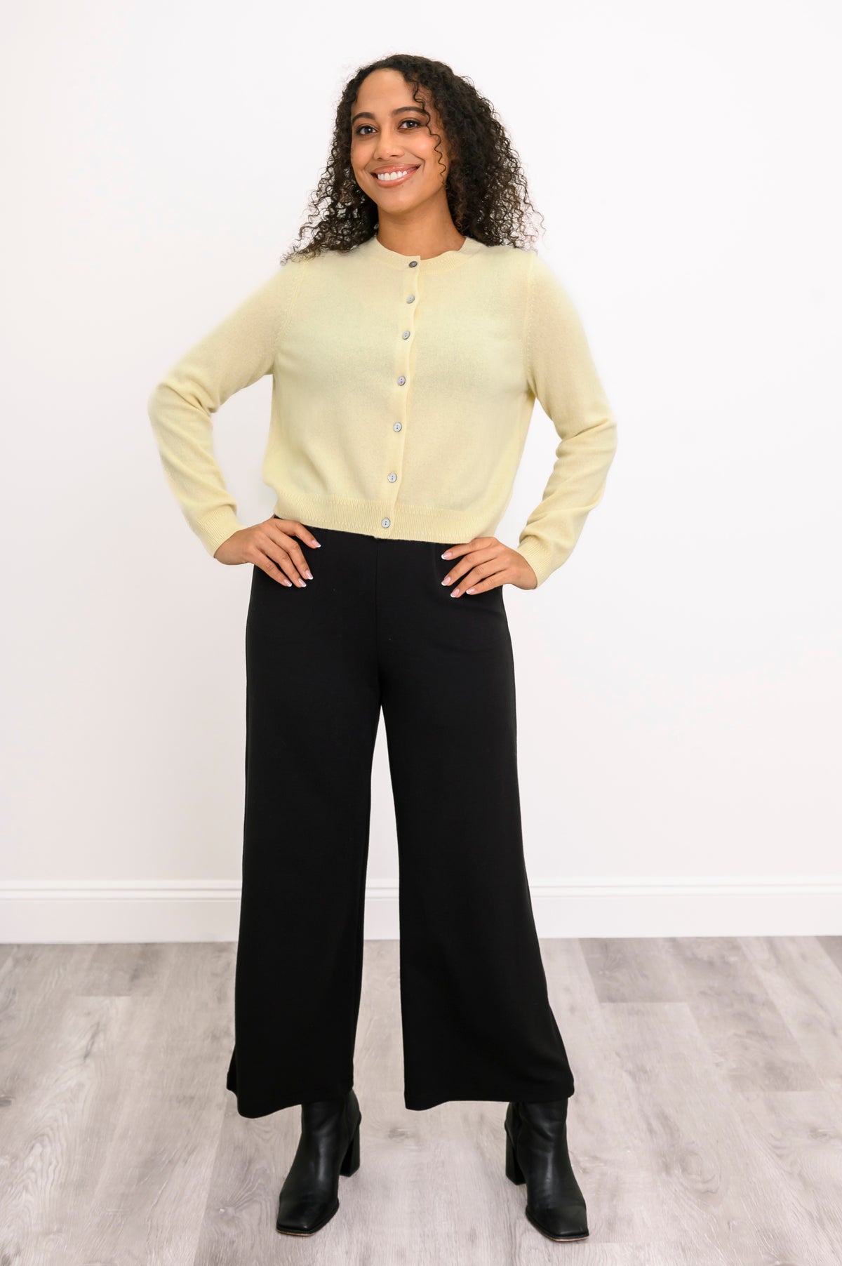 Isabella Cardigan, Marigold, Cashmere