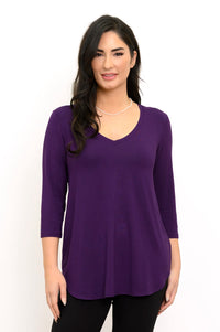 Jackie 3/4 Top, Royale, Bamboo