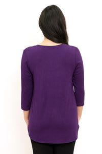 Jackie 3/4 Top, Royale, Bamboo