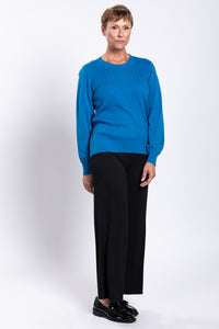 Jala Sweater, Denim, Cotton