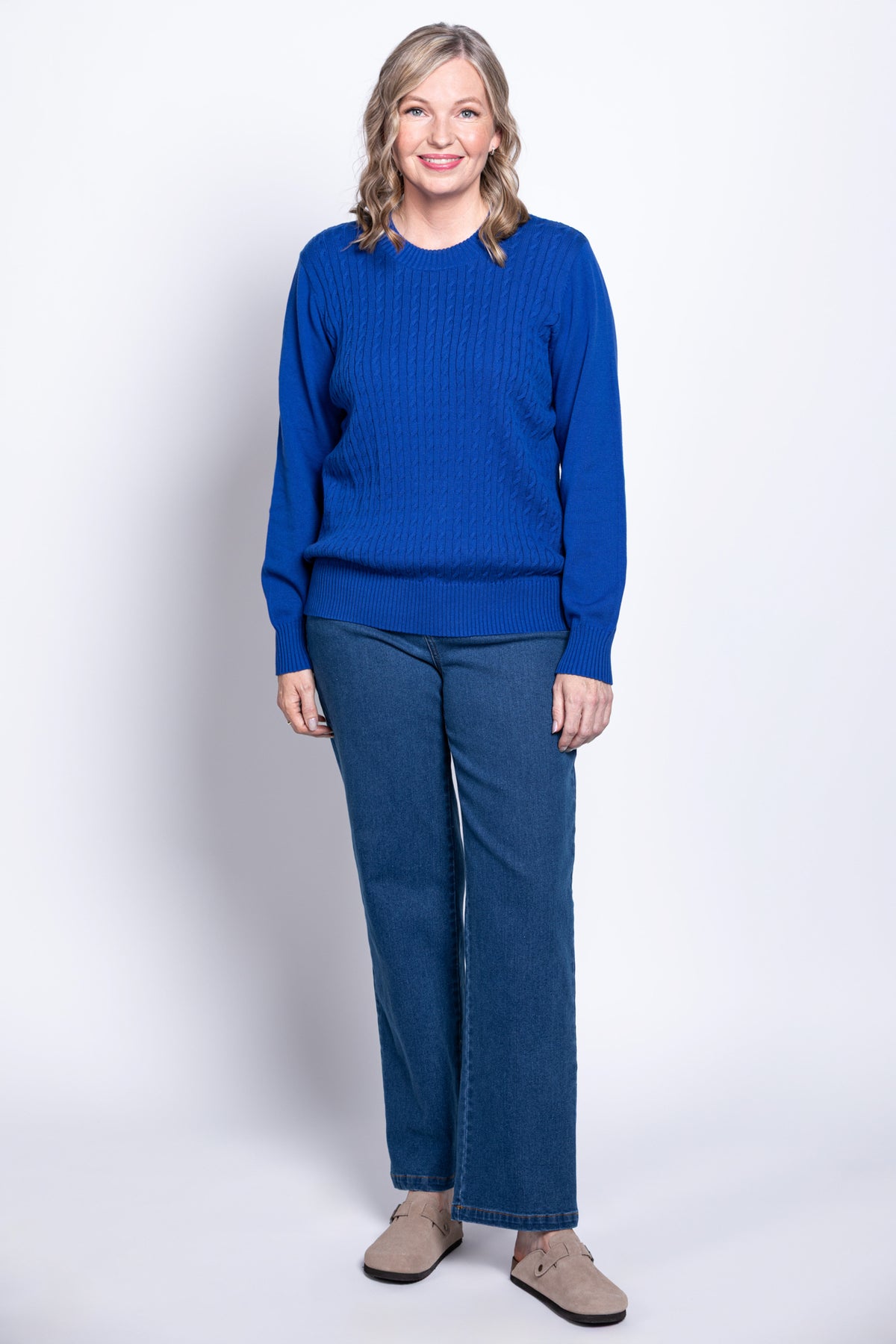 Jala Sweater, Light Blue, Cotton