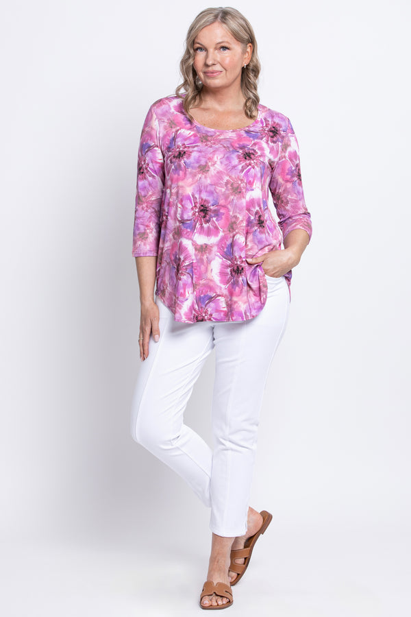 Jazz 3/4 Top, Royale Cardiff, Bamboo