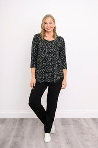 Jazz 3/4 Top, Polka, Bamboo