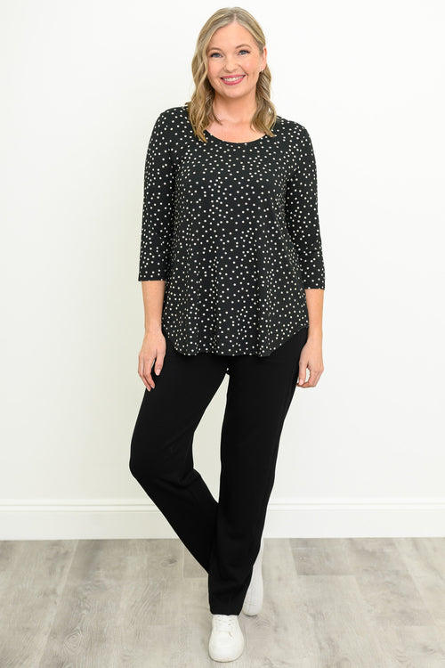 Jazz 3/4 Top, Polka, Bamboo