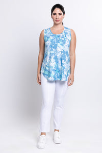 Jazz Tank, Denim Clouds, Bamboo