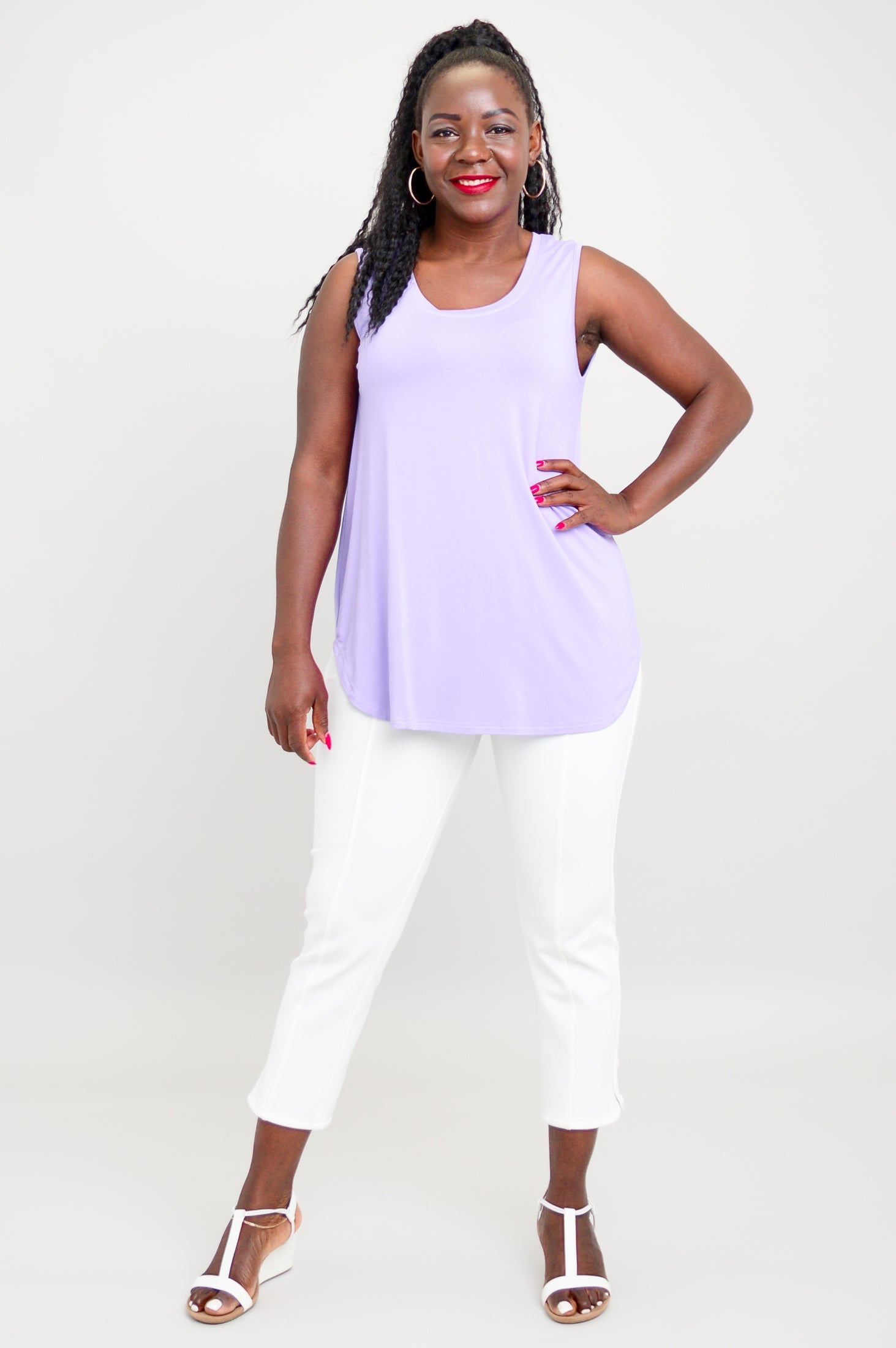 Jazz Tank, Lavender, Bamboo – LTD CAD Retail Blue Sky Clothing Co