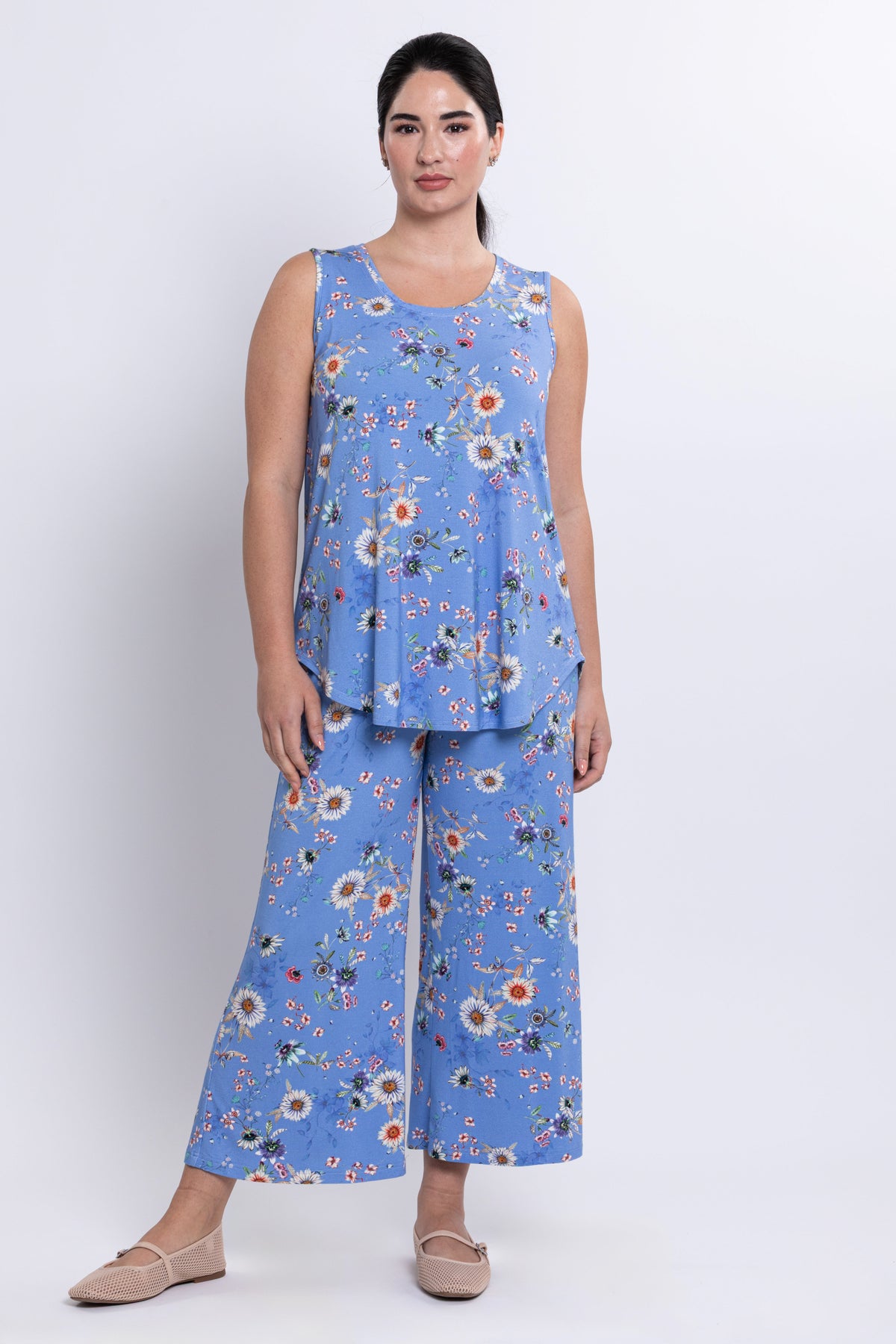 Jazz Tank, Peri Daisy, Bamboo