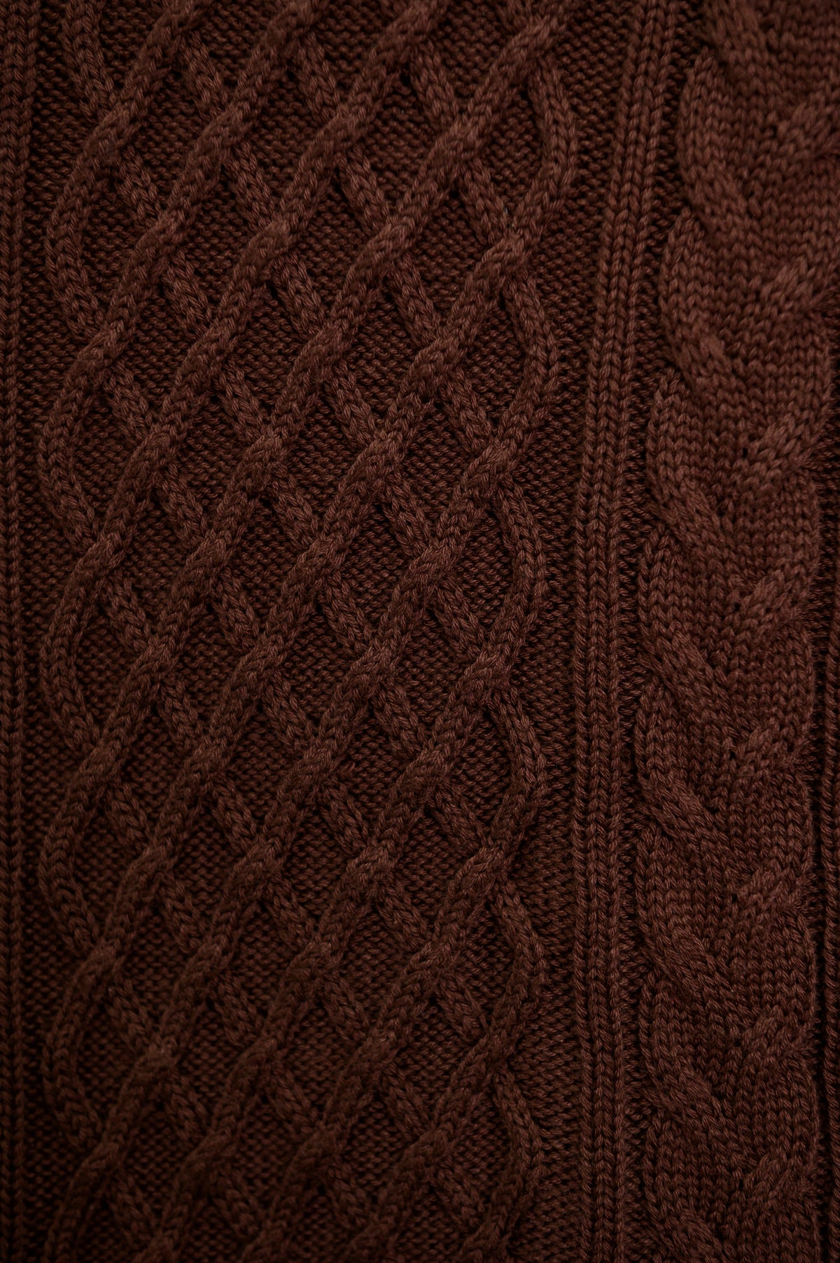 Jenny Cardigan, Chocolate, Cotton