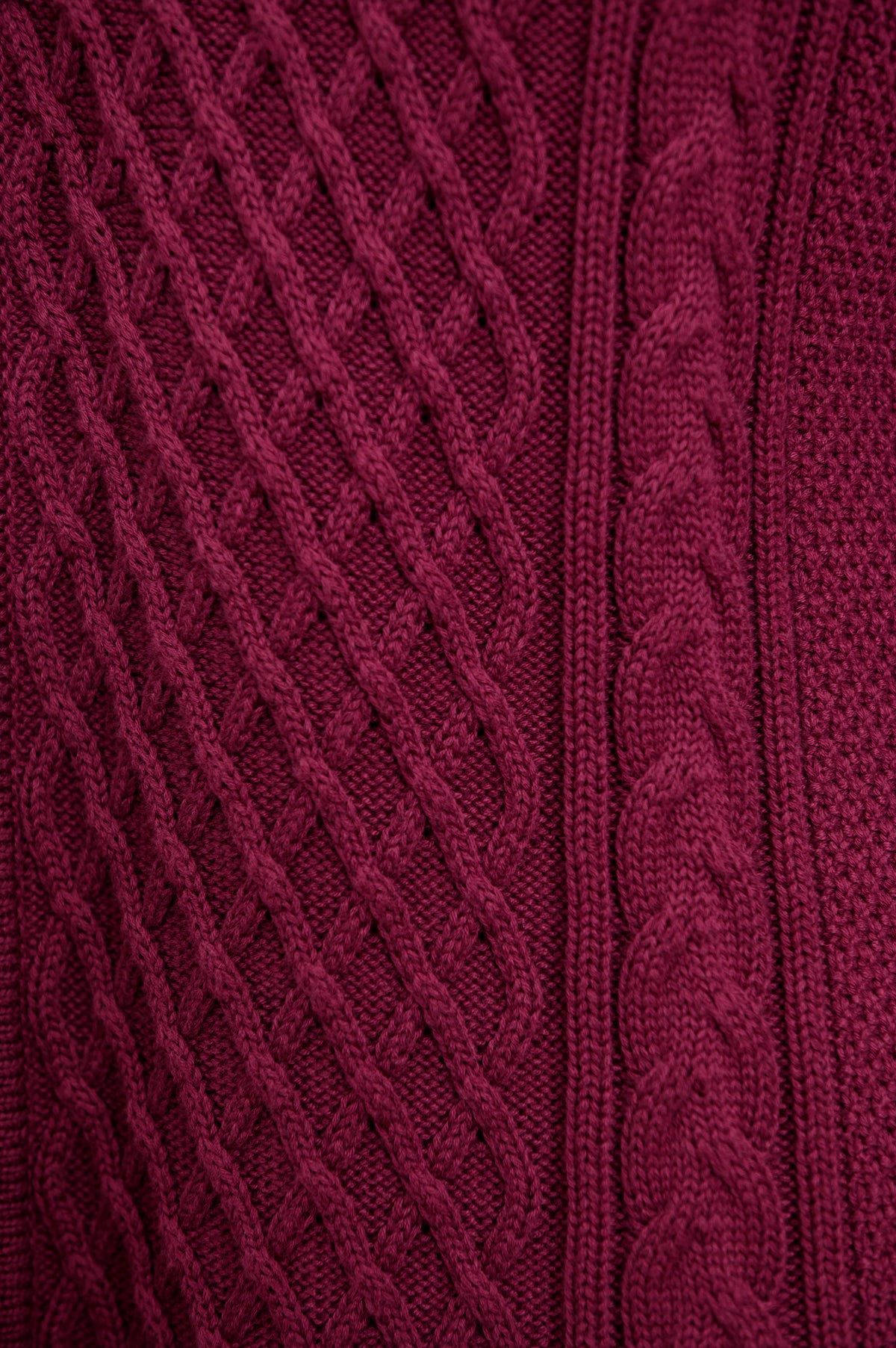 Jenny Cardigan, Raspberry, Cotton
