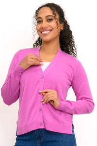 Jessica Sweater, Raspberry, Bamboo Cotton