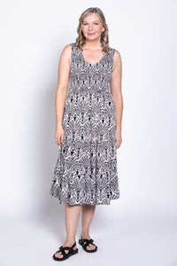 Jessie Dress, Black Contrast