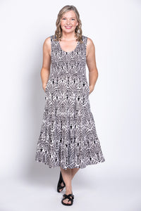 Jessie Dress, Black Contrast