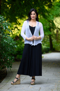 Joanna Jumpsuit, Black, Linen Bamboo
