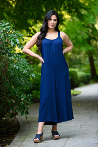 Combinaison Joanna, Indigo, Lin Bambou